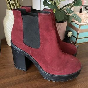 High heel ankle boots